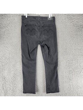 Levis Jeans Womens 12 Black Mid Rise Classic Straight *Read*